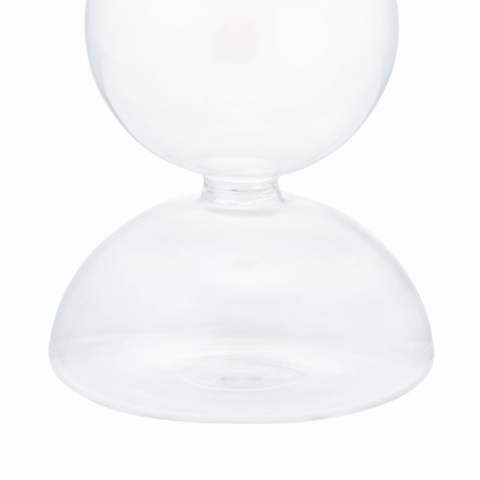 Bubble Glass Flower Vase Medium Clear