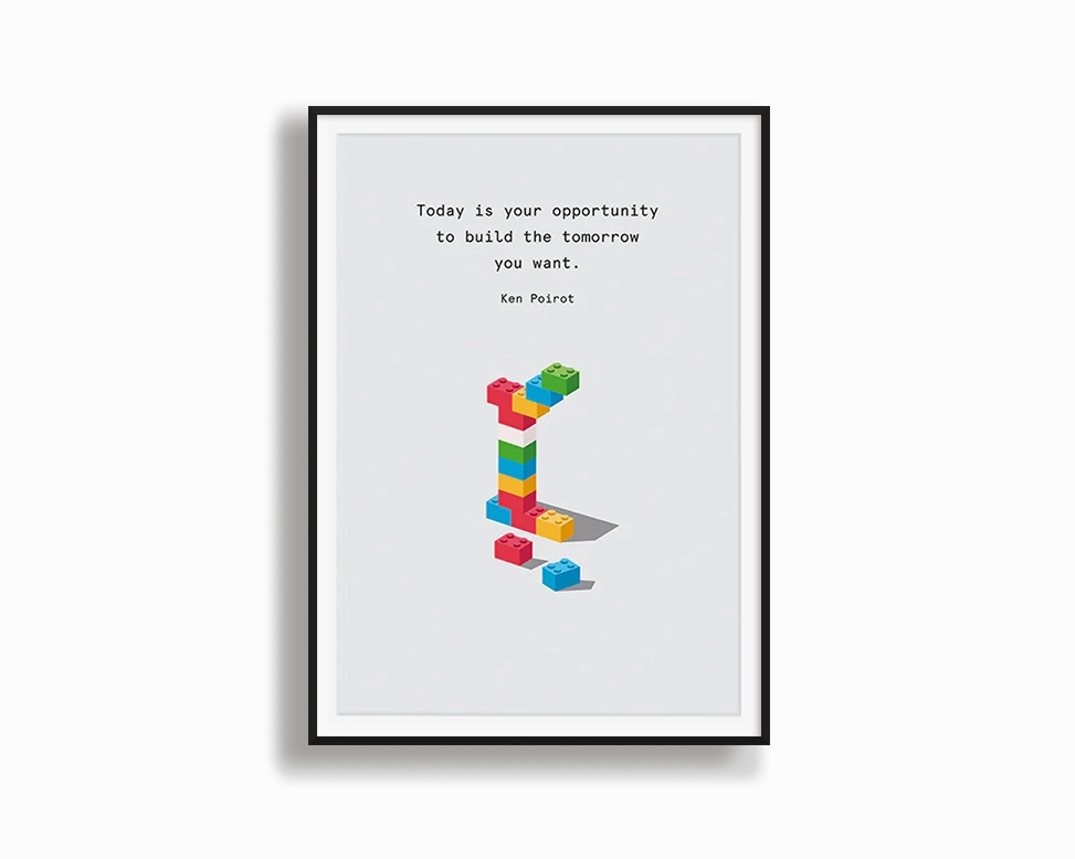 Build Your Tomorrow 2modern abstract painting decor