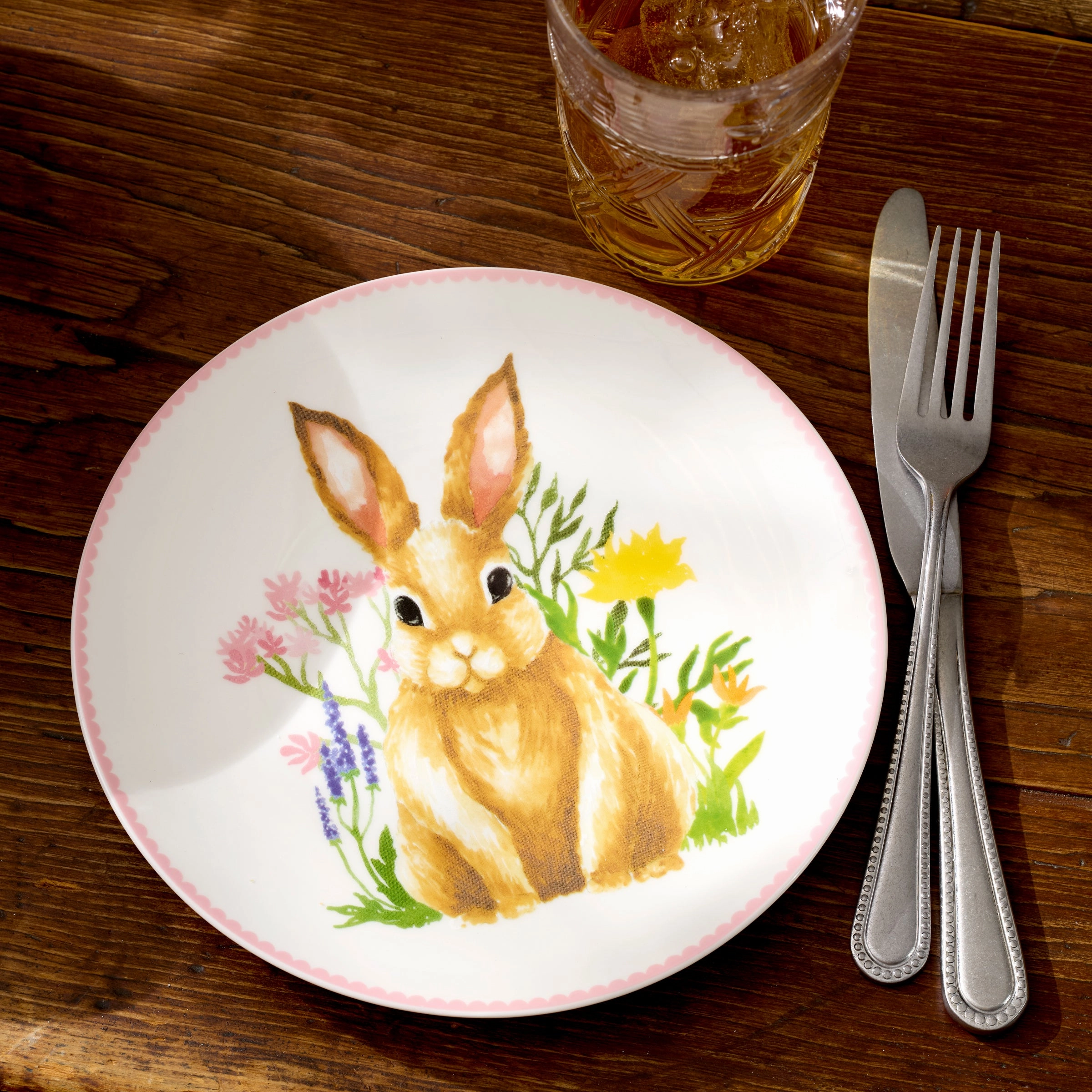 Bunny Accent Plates - Set of 4