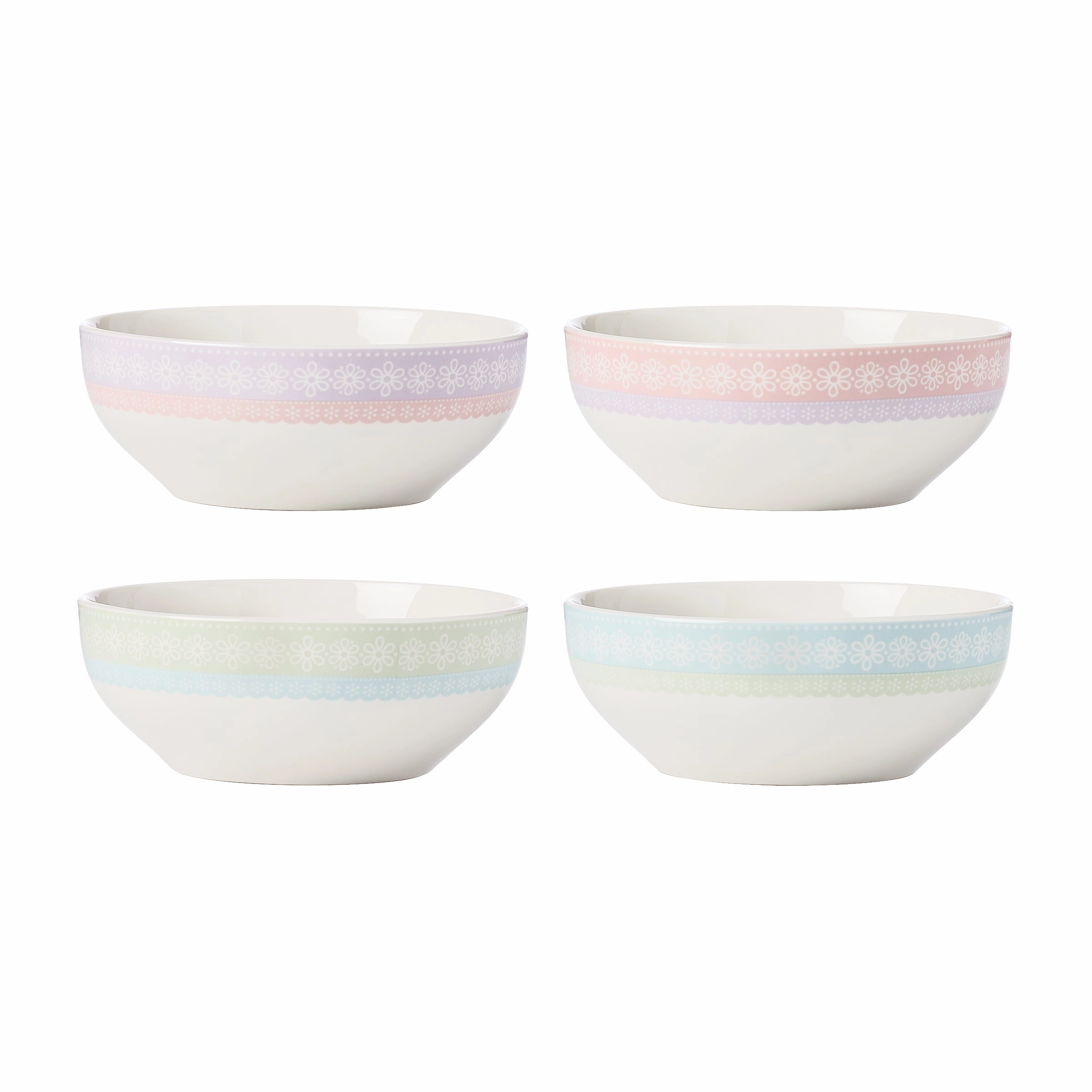 Bunny Hop All-Purpose Bowls - Set of 4easter decorations ,easter centerpiece 