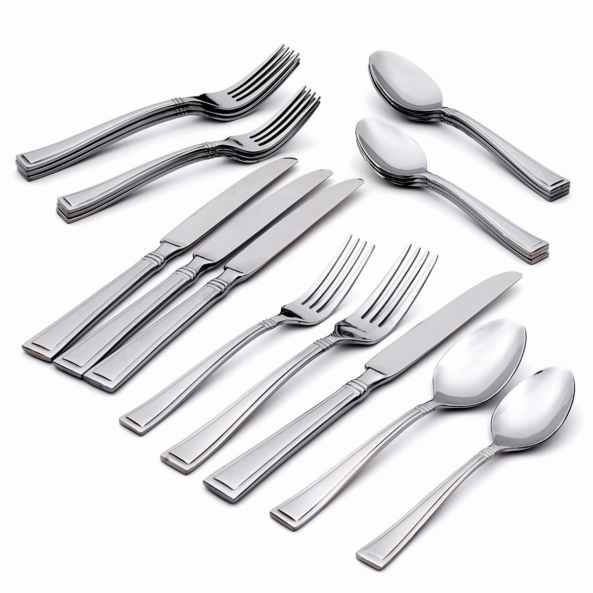 Butler 20 Piece Flatware Seteco-friendly bamboo fiber tableware set 