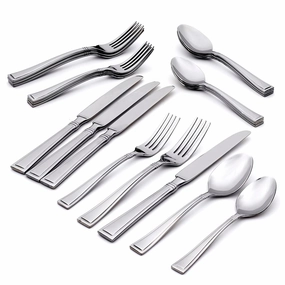 Butler 20 Piece Flatware Seteco-friendly bamboo fiber tableware set 