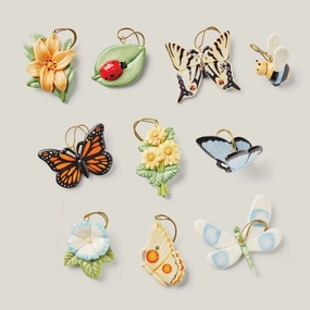 Butterfly Meadow 10-Piece Ornament Seteaster decorations ,easter centerpiece 