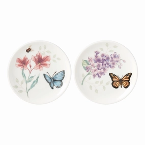 Butterfly Meadow  2 pc Coaster Setglass cups ,personalized mugs 