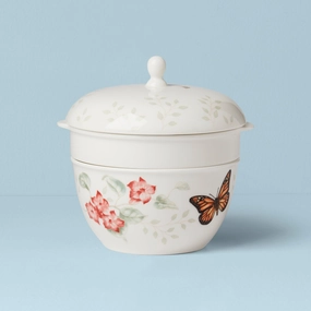 Butterfly Meadow 3-Piece Stackable Bowl Seteaster decorations ,easter centerpiece 
