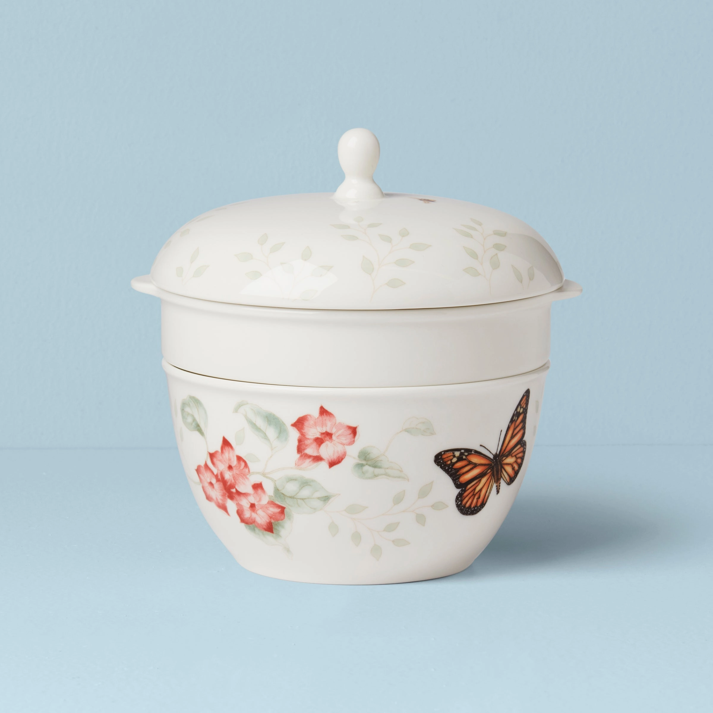 Butterfly Meadow 3-Piece Stackable Bowl Setmodern kitchen decor ,kitchen dinner set ,dinnerware 
