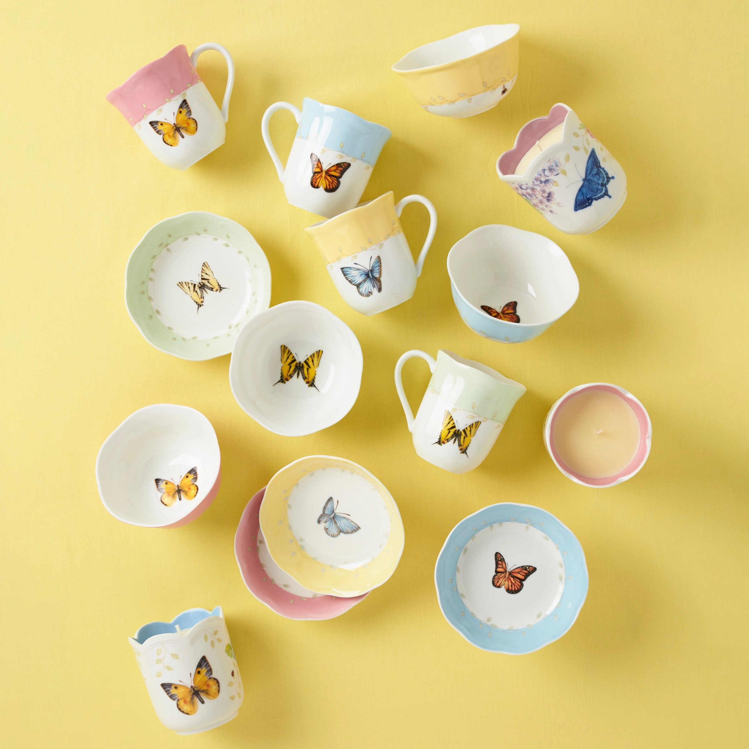 Butterfly Meadow 4-Piece Bowl Set
