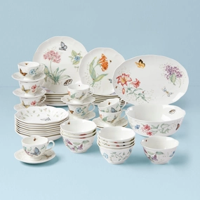Butterfly Meadow 50-Piece Dinnerware Setmodern kitchen decor ,kitchen dinner set ,dinnerware 