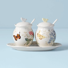 Butterfly Meadow 5-Piece Condiment Setafternoon tea dessert tray