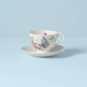 Butterfly Meadow Blue Cup & Saucermodern kitchen decor ,kitchen dinner set ,dinnerware 