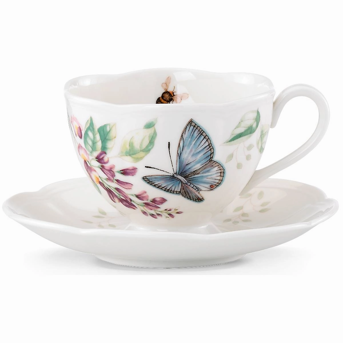 Butterfly Meadow Blue Cup & Saucer