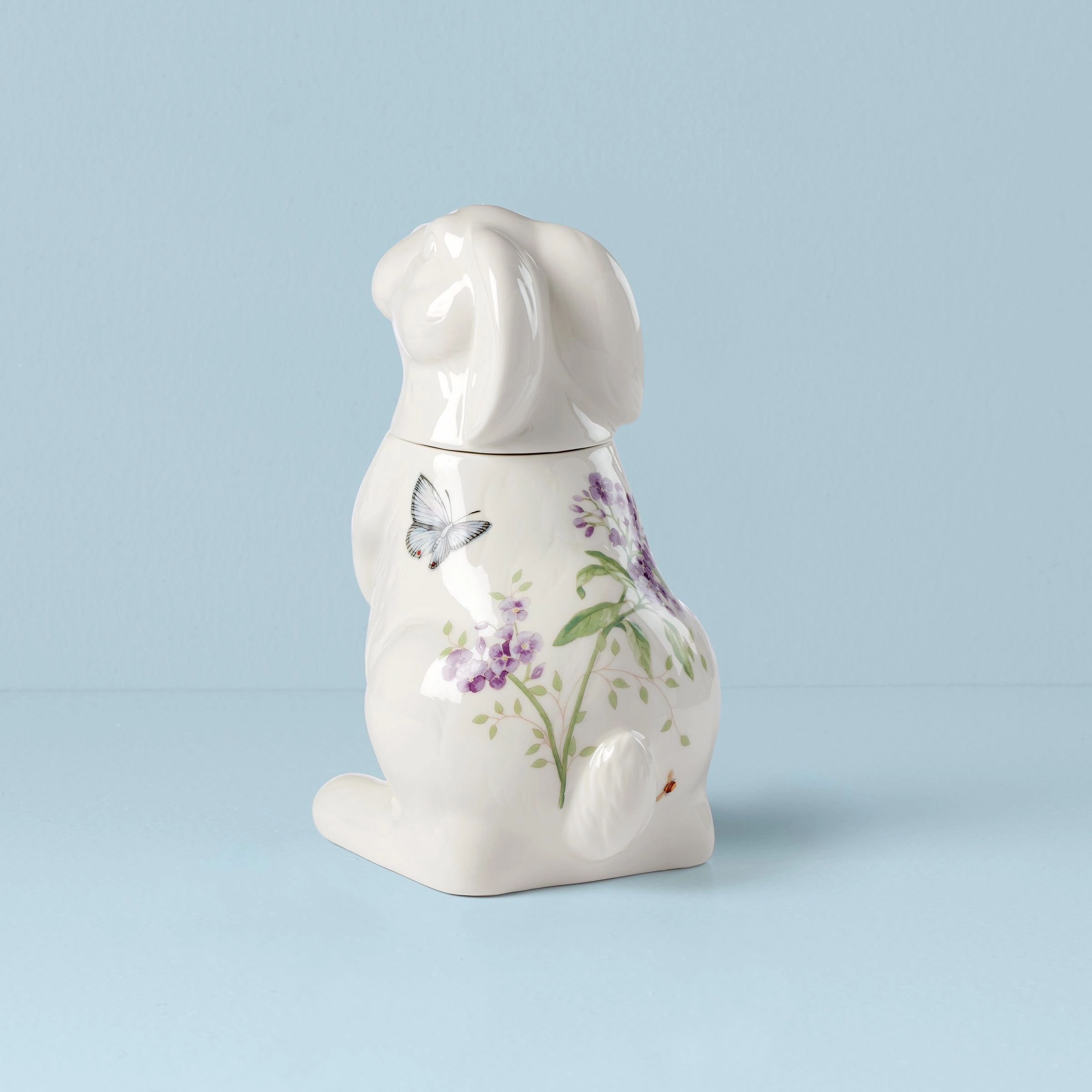 Butterfly Meadow Bunny Cookie Jar