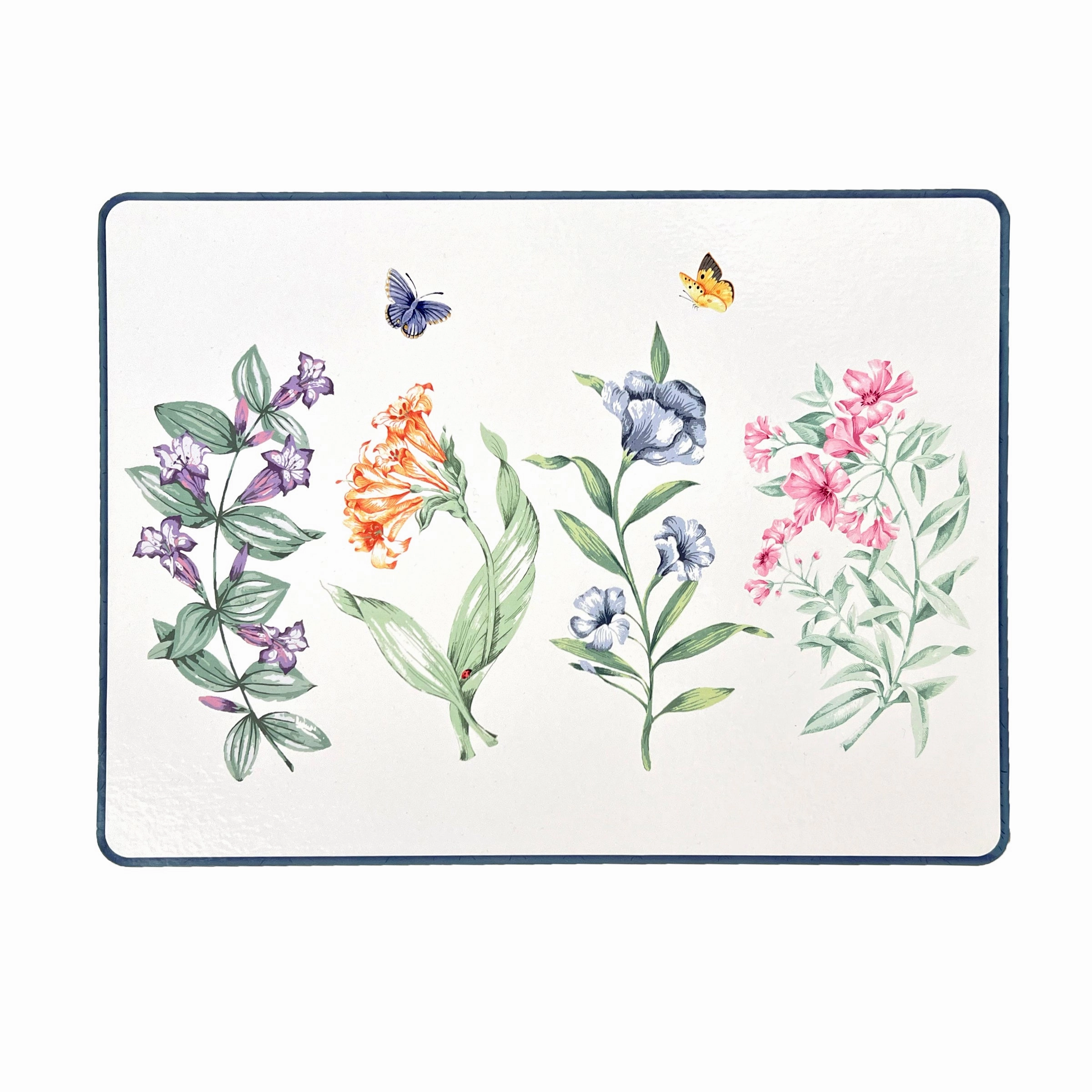 Butterfly Meadow Corkback Placemats - Set Of 4