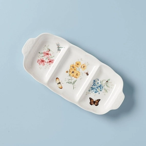 Butterfly Meadow Divided Serving Dishafternoon tea dessert tray