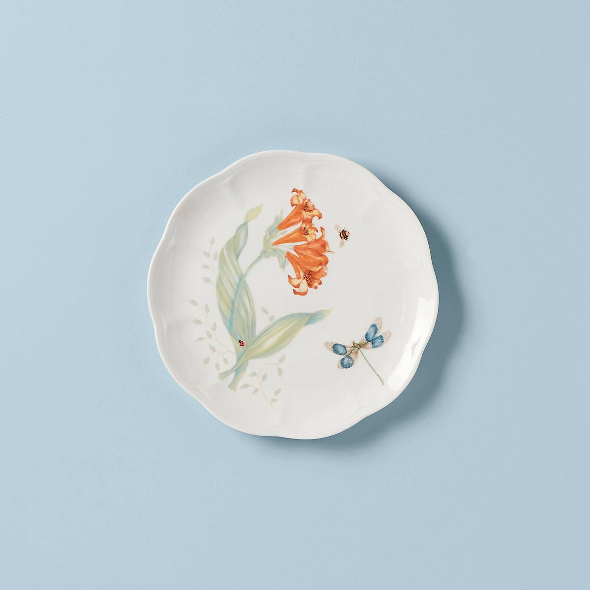 Butterfly Meadow Dragonfly Accent Platemodern kitchen decor ,kitchen dinner set ,dinnerware 