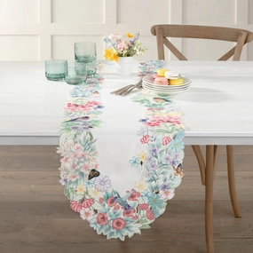 Butterfly Meadow Flutter Table Runnereaster decorations ,easter centerpiece 