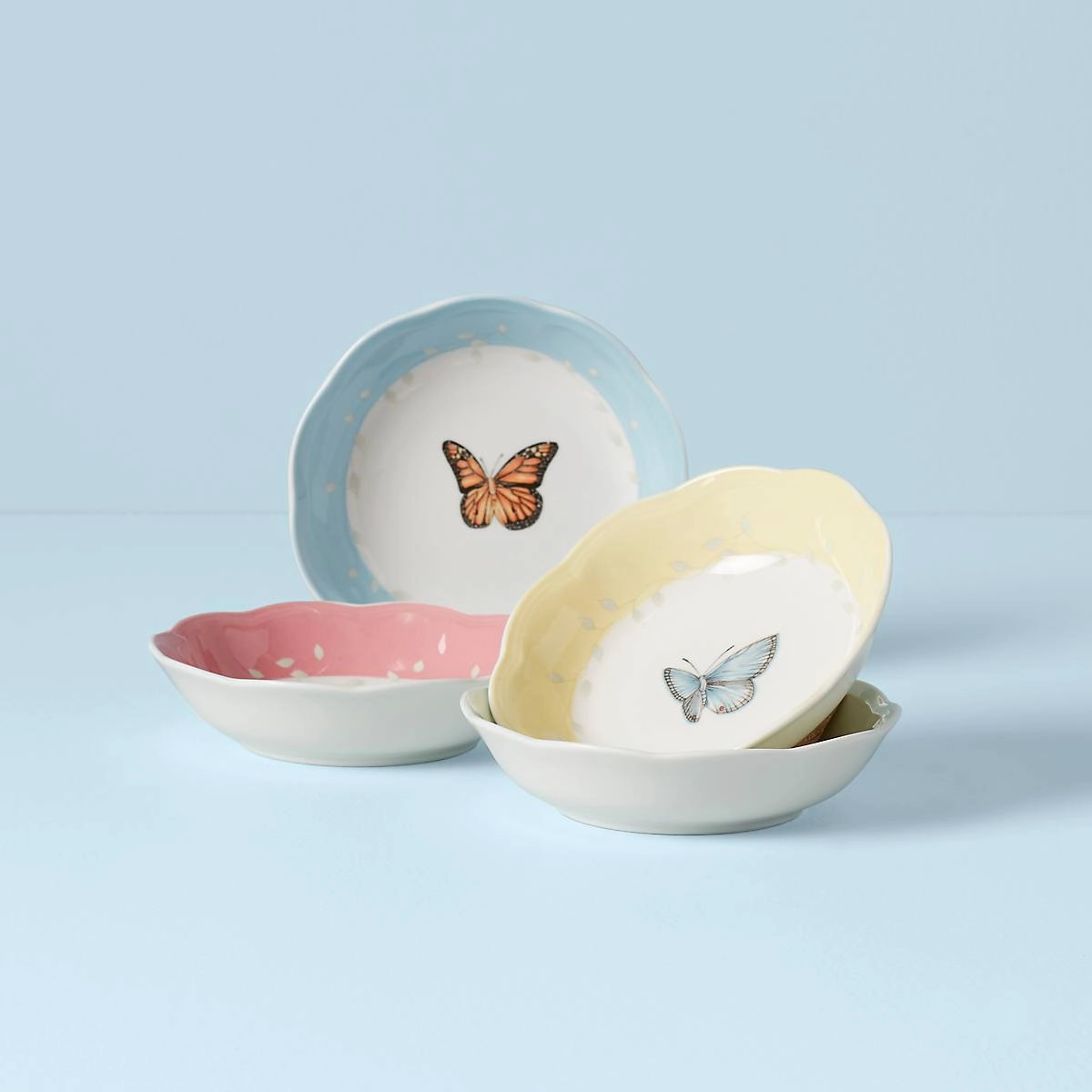 Butterfly Meadow Fruit Bowls - Set 4easter decorations ,easter centerpiece 