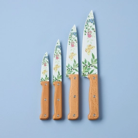 Butterfly Meadow Herbs 4 Piece Cutlery Setsummer decor ,outdoor summer decor 