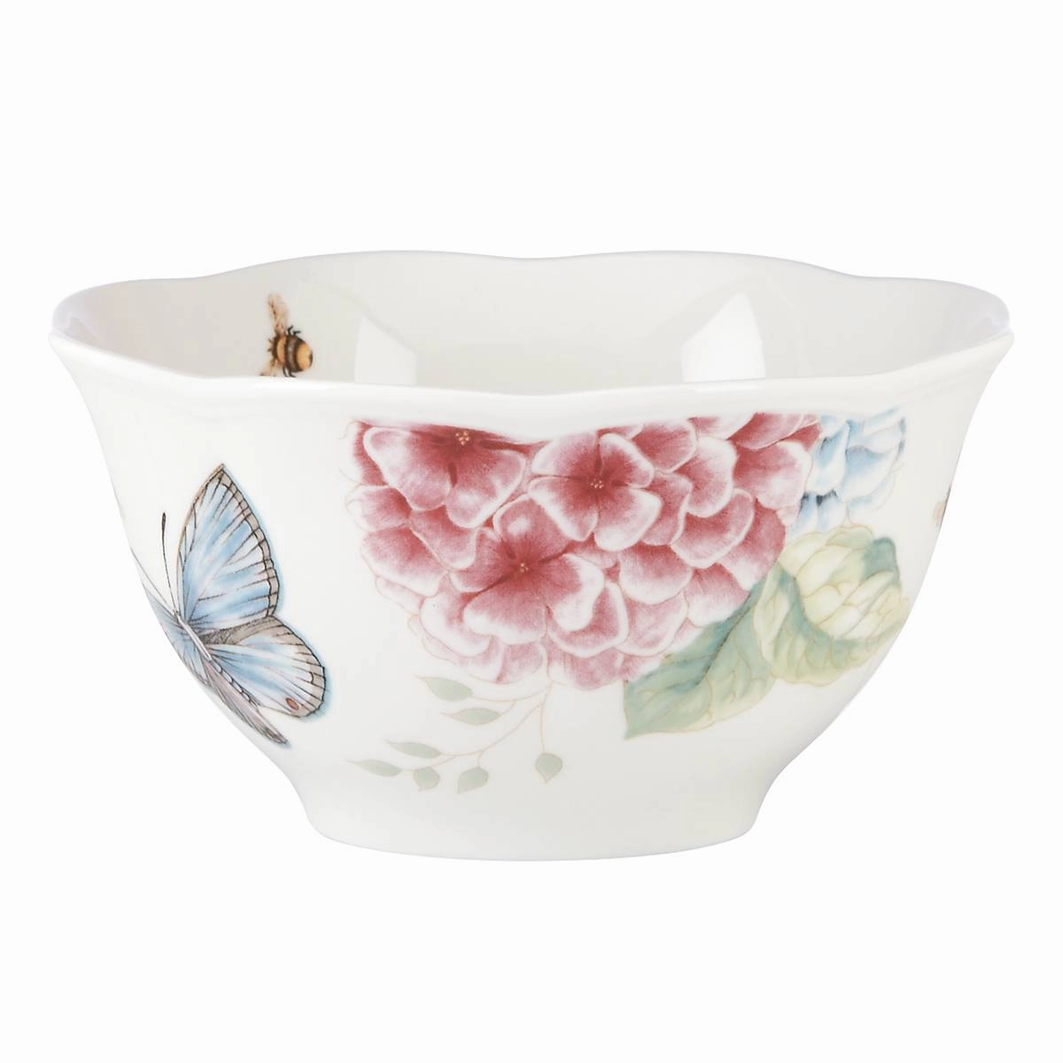 Butterfly Meadow Hydrangea 12-Piece Dinnerware Set