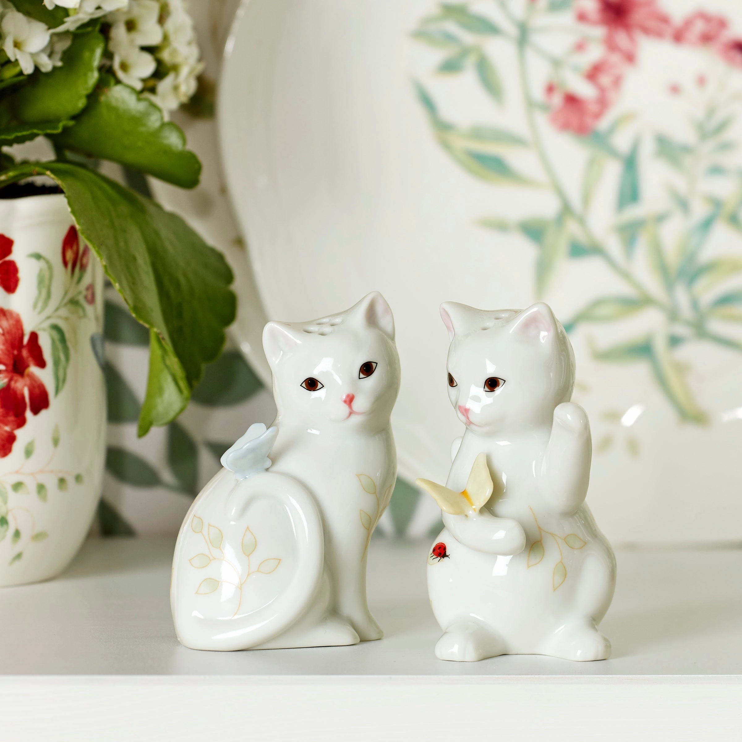 Butterfly Meadow Kitten Salt & Pepper