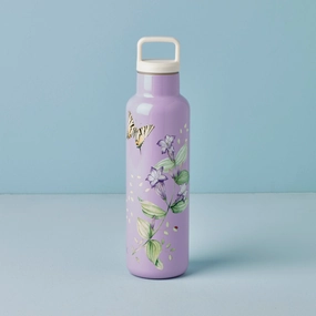 Butterfly Meadow Lavender Insulated Water Bottleglass cups ,personalized mugs 