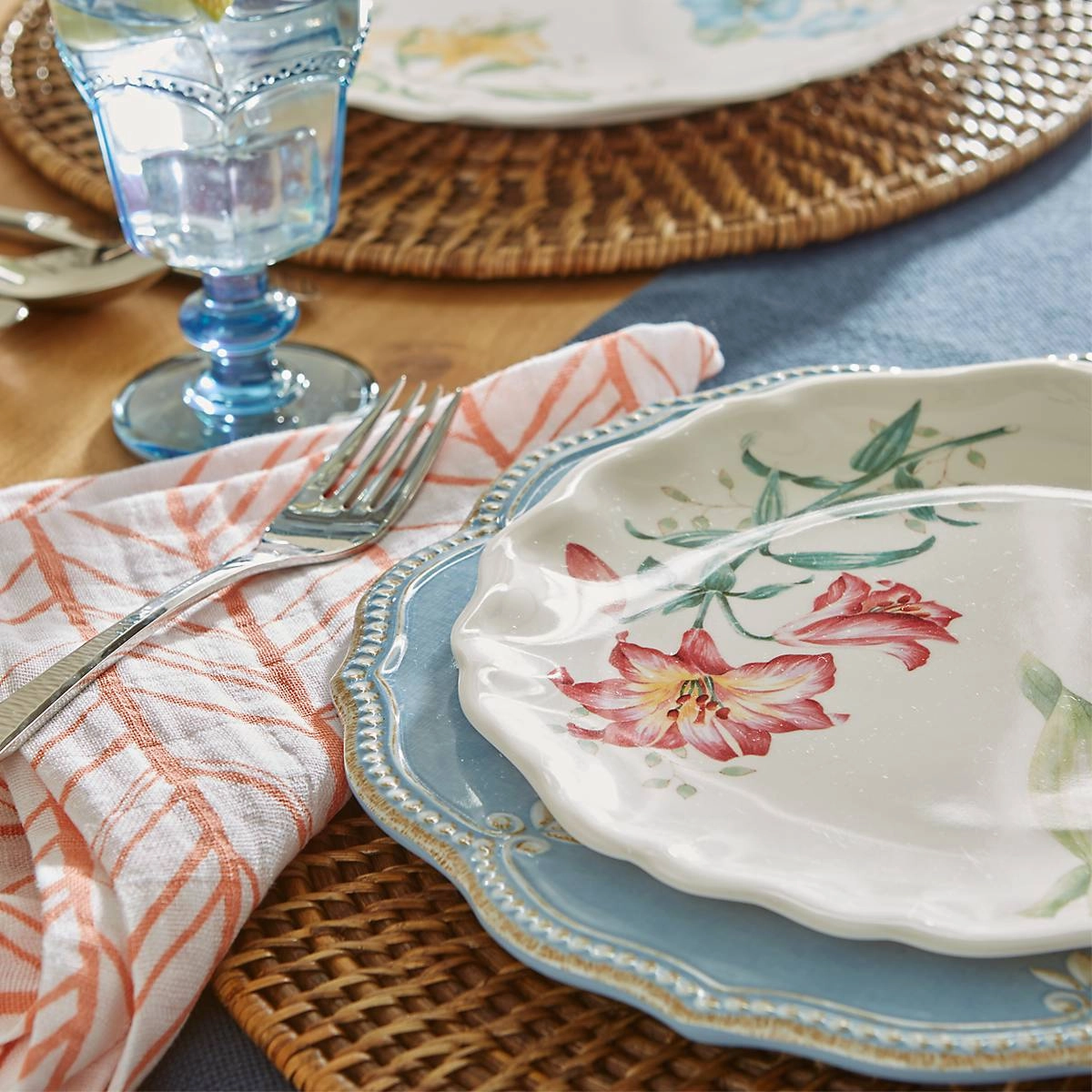 Butterfly Meadow Melamine Accent Plates - Set of 4