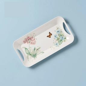 Butterfly Meadow Melamine Hors d'Oeuvres Traysummer decor ,outdoor summer decor 
