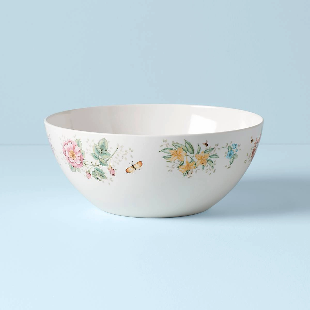 Butterfly Meadow Melamine Large Serving Bowl