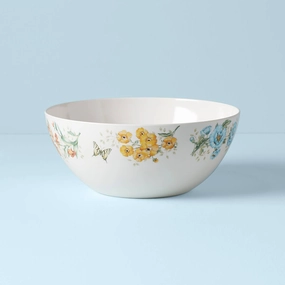 Butterfly Meadow Melamine Large Serving Bowlsummer decor ,outdoor summer decor 