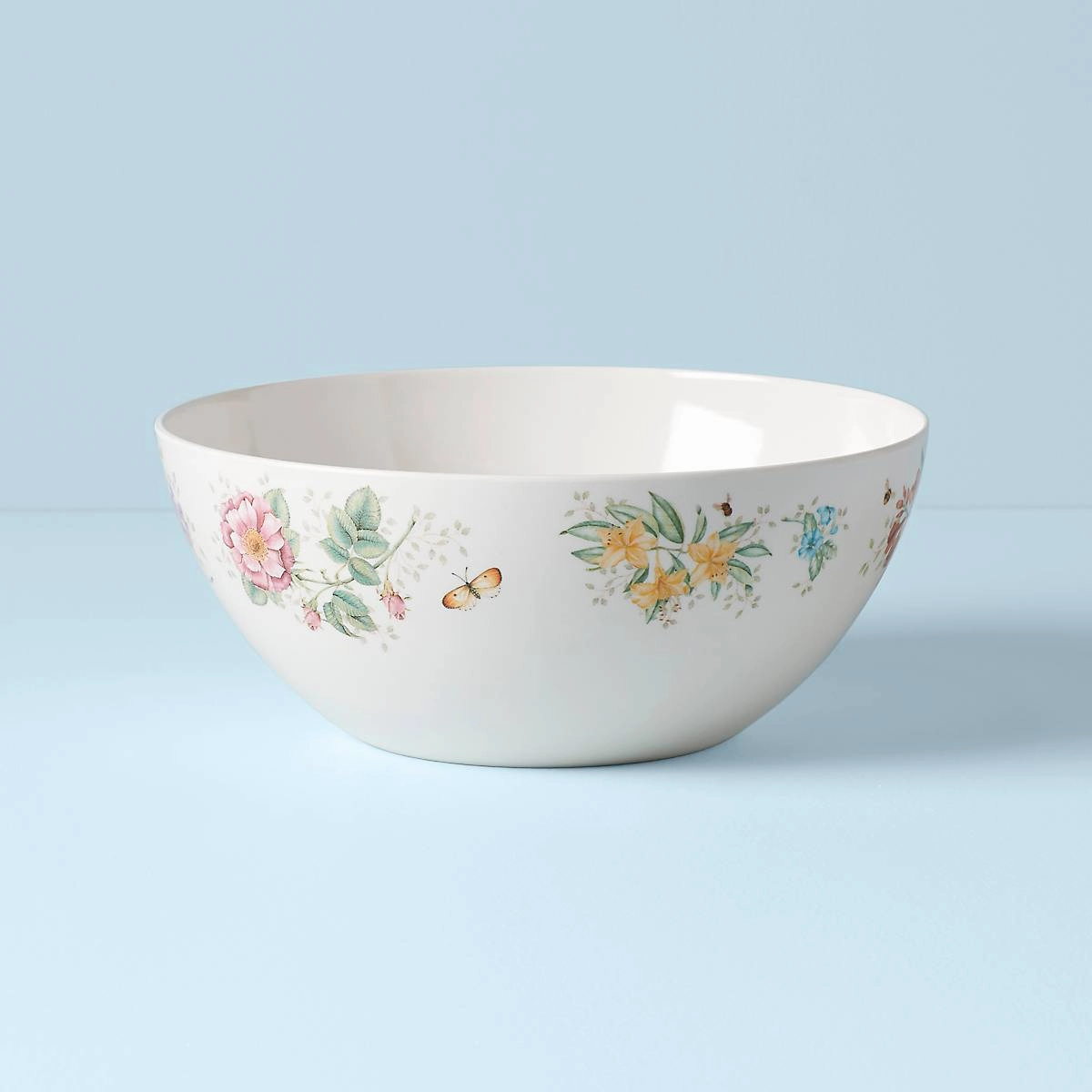 Butterfly Meadow Melamine Large Serving Bowl