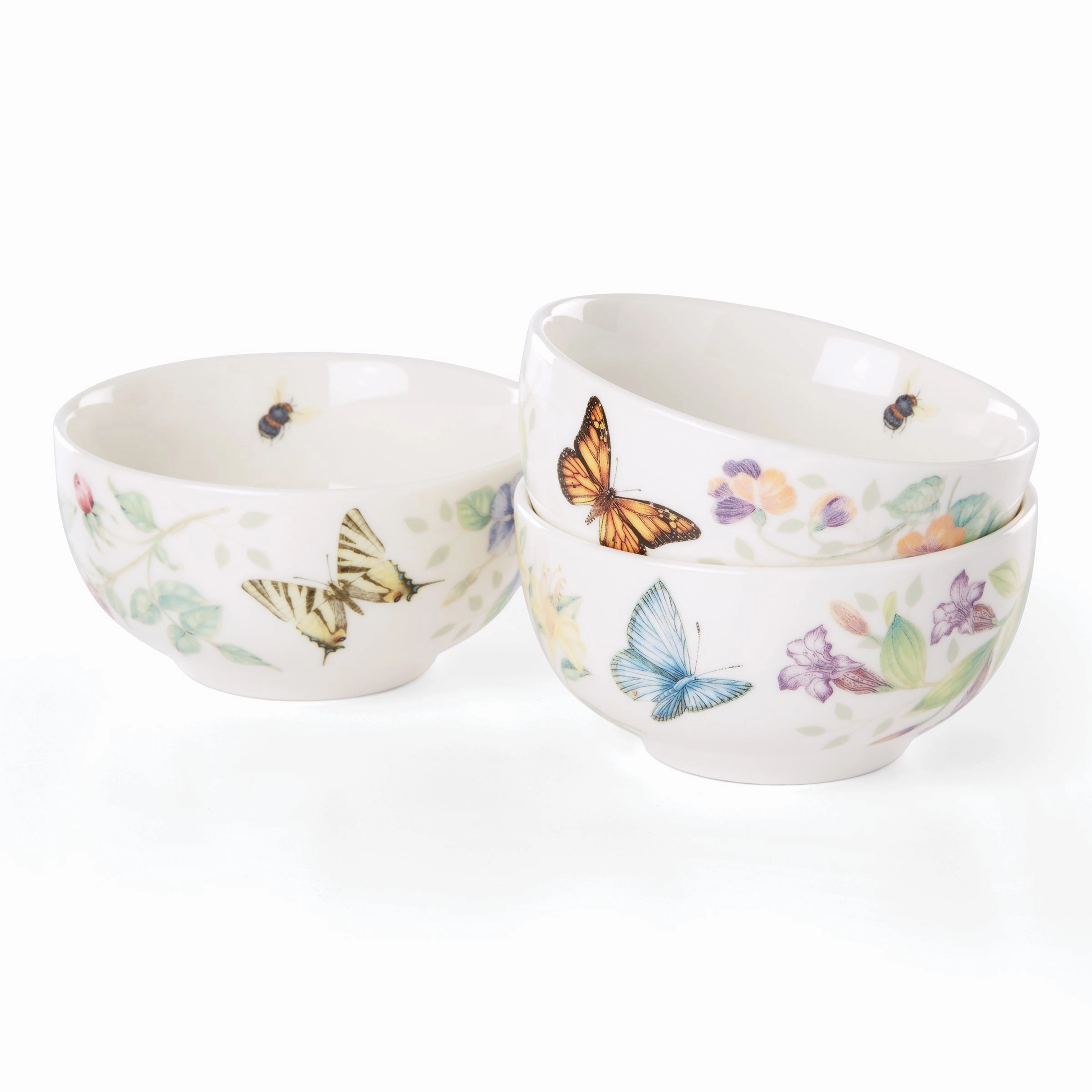 Butterfly Meadow Mini Bowls - Set of 3modern kitchen decor ,kitchen dinner set ,dinnerware 