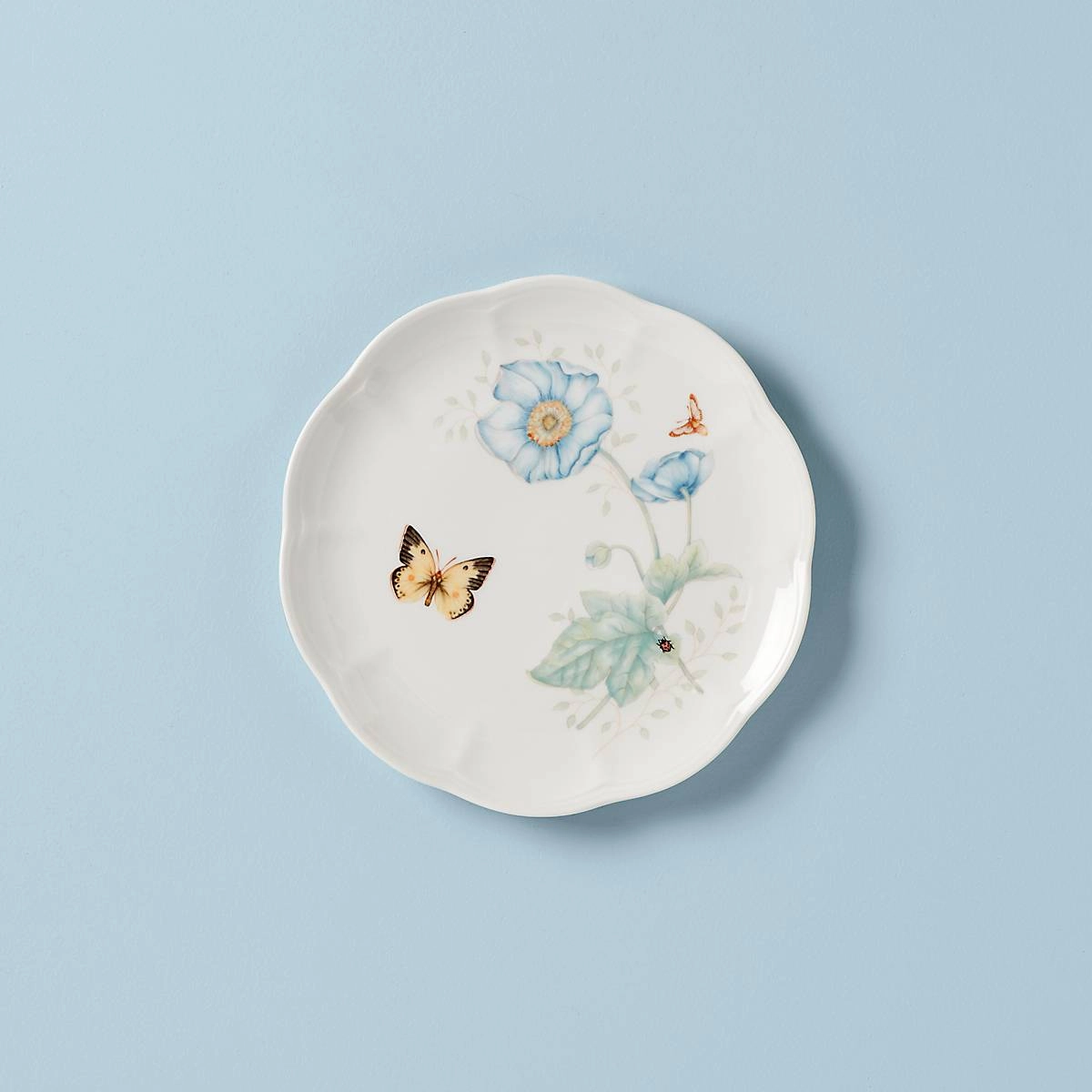 Butterfly Meadow Monarch Accent Platemodern kitchen decor ,kitchen dinner set ,dinnerware 