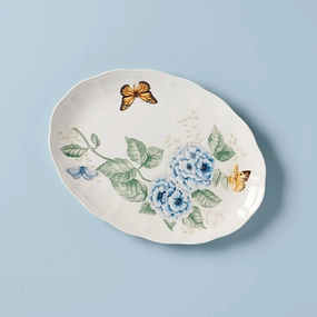 Butterfly Meadow Oval Serving Platterafternoon tea dessert tray