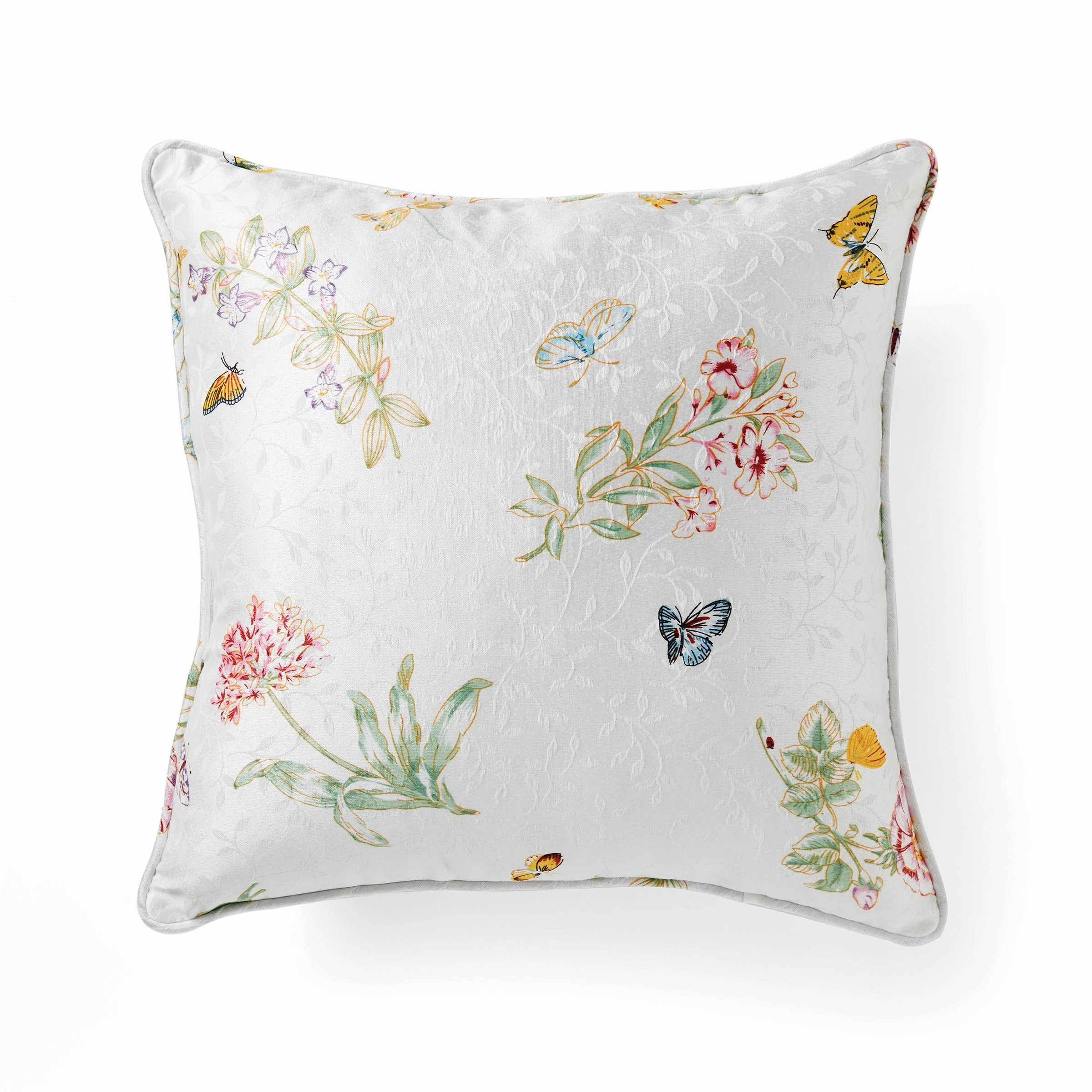 Butterfly Meadow Pillow 18X18easter decorations ,easter centerpiece 