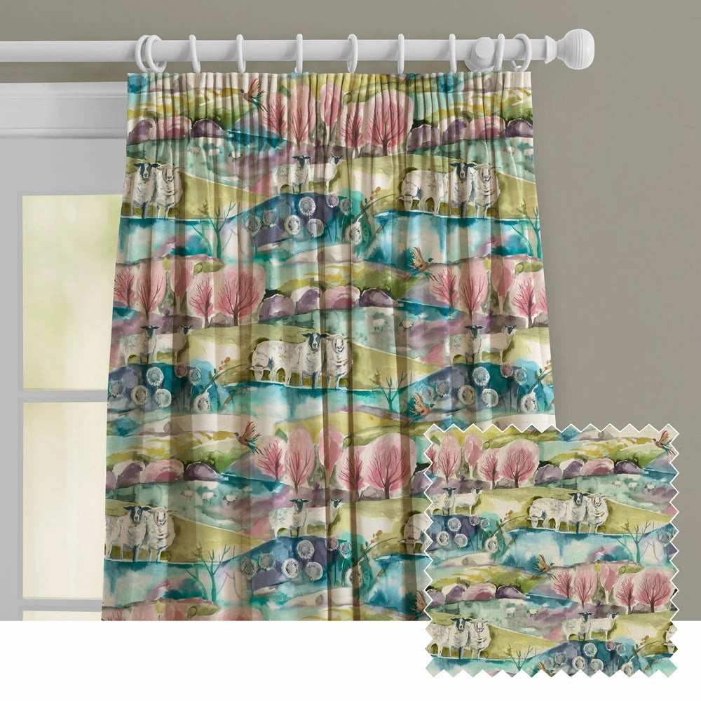 Buttermere Printed Made to Measure Curtains Sweetpeabedding sets ,throw blankets 