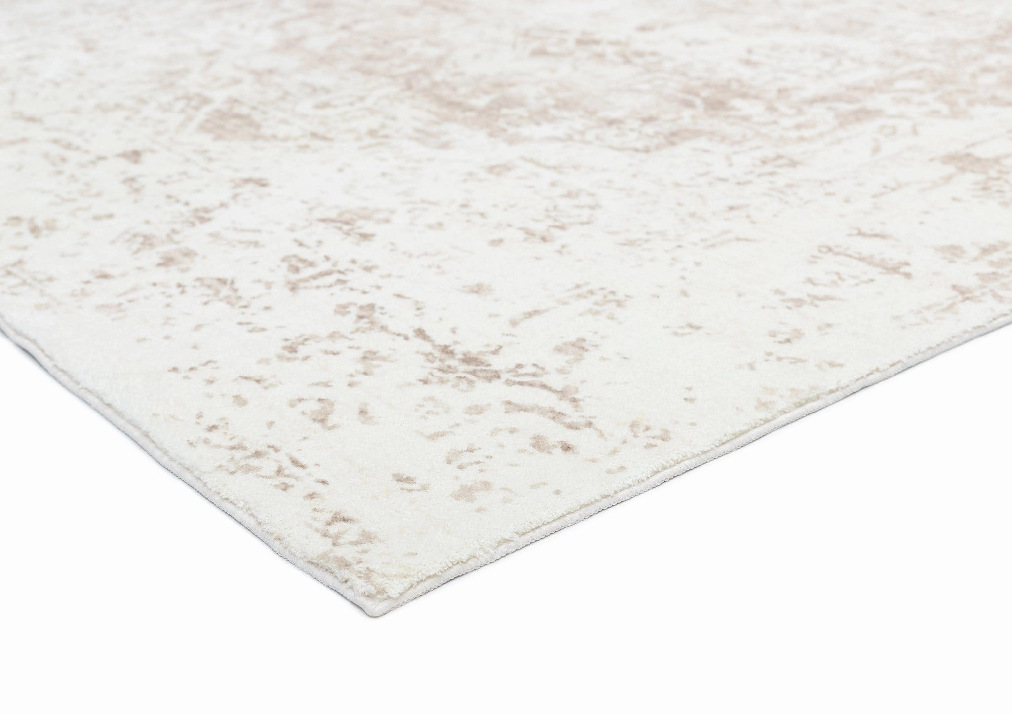 Cabanela Cream and Beige Distressed Washable Rug *NO RETURNS UNLESS FAULTY