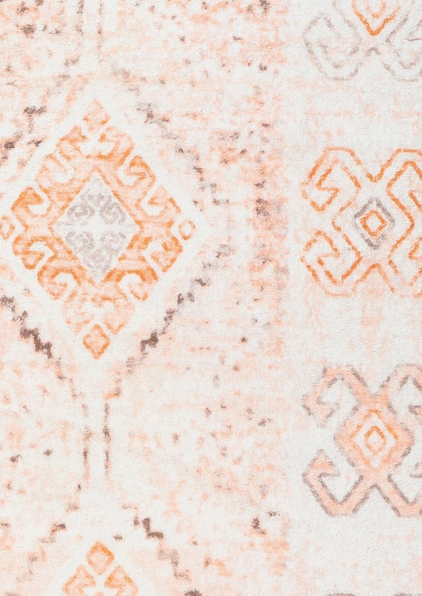Caitlin Orange Washable Runner Rug *NO RETURNS UNLESS FAULTY