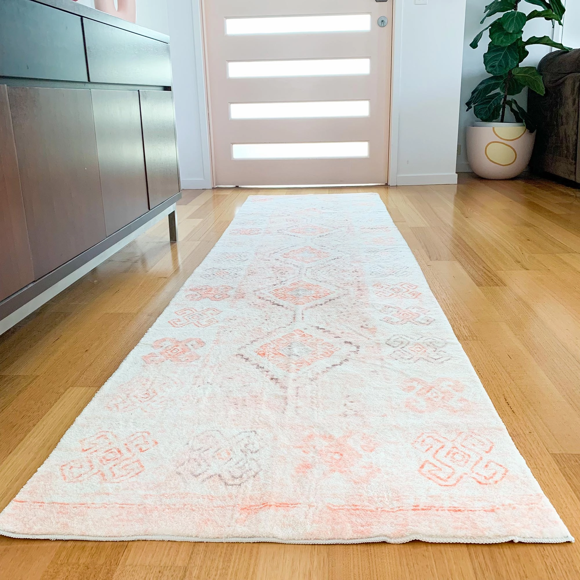 Caitlin Orange Washable Runner Rug *NO RETURNS UNLESS FAULTY