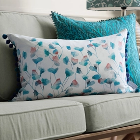 Cala Printed Pom Pom Cushion Marinehome decor ,wall decor 