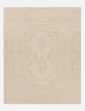 Calderon Hand-Tufted Wool Rugmodern color block patchwork rug