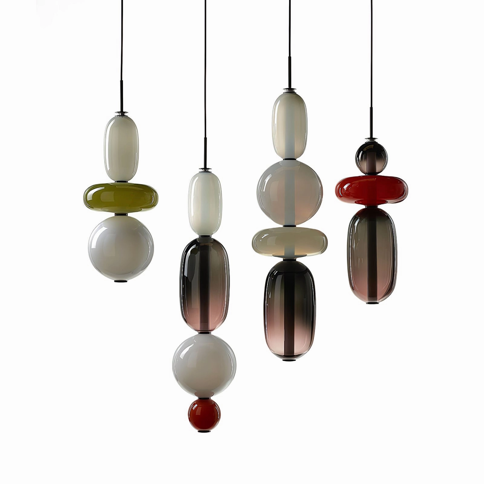 Candied Glass Combo Pendant Light