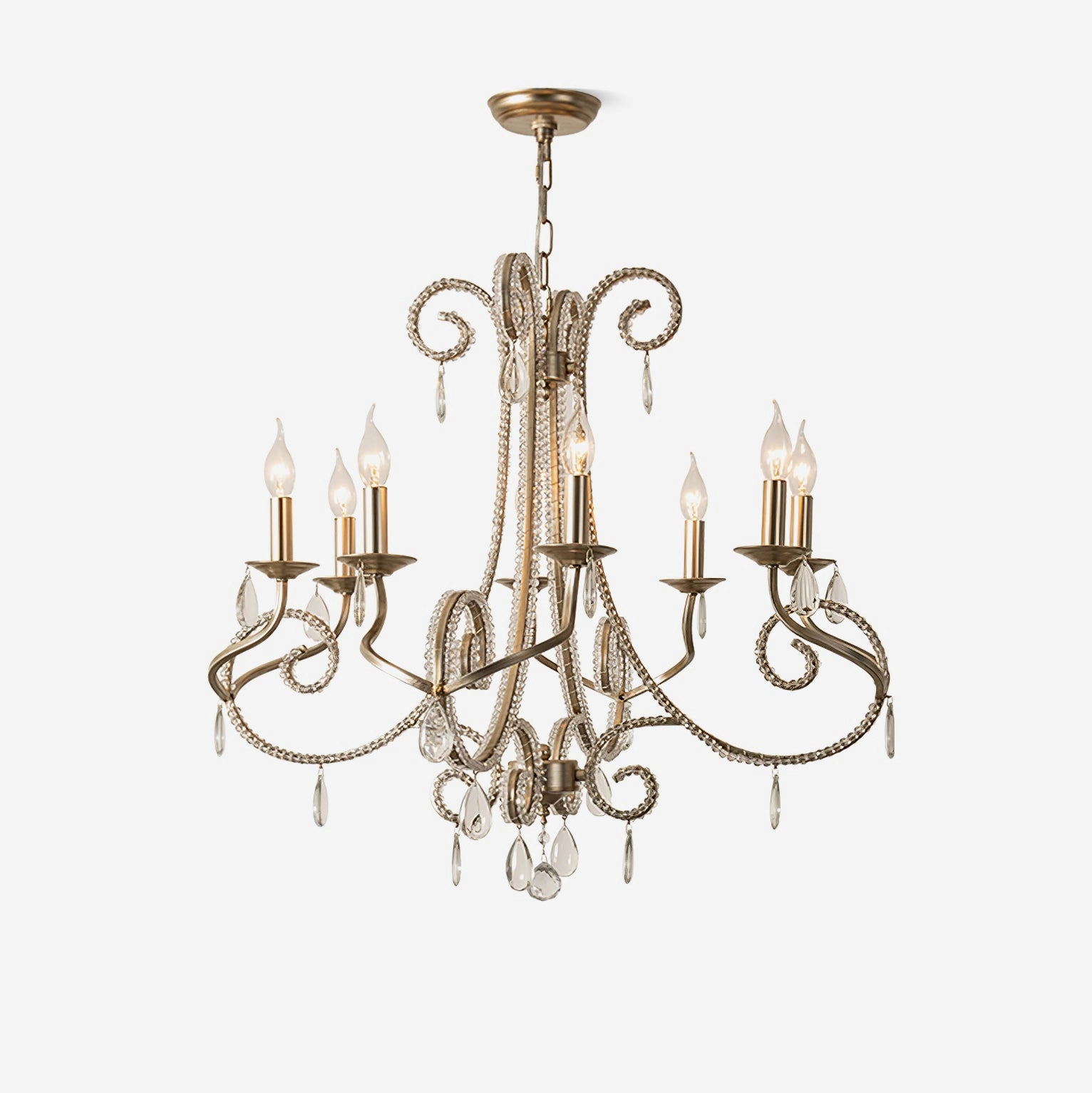 Candle Crystal Chandelierrustic chandelier,bedroom chandelier 