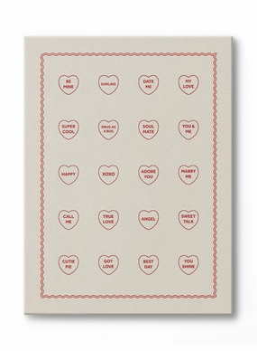 Candy Sweetheart, Canvasindoor decorative canvas print