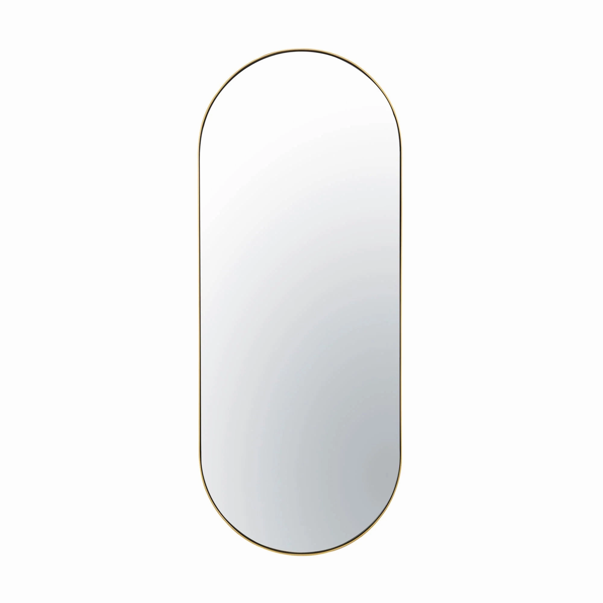 Capsule 434MI24GO 24x60 Oval Mirror - Goldwall mounted decorative mirror,full length dressing mirror