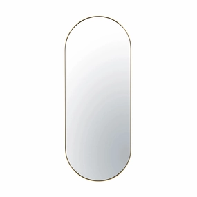 Capsule 434MI24GO 24x60 Oval Mirror - Goldwall mounted decorative mirror,full length dressing mirror