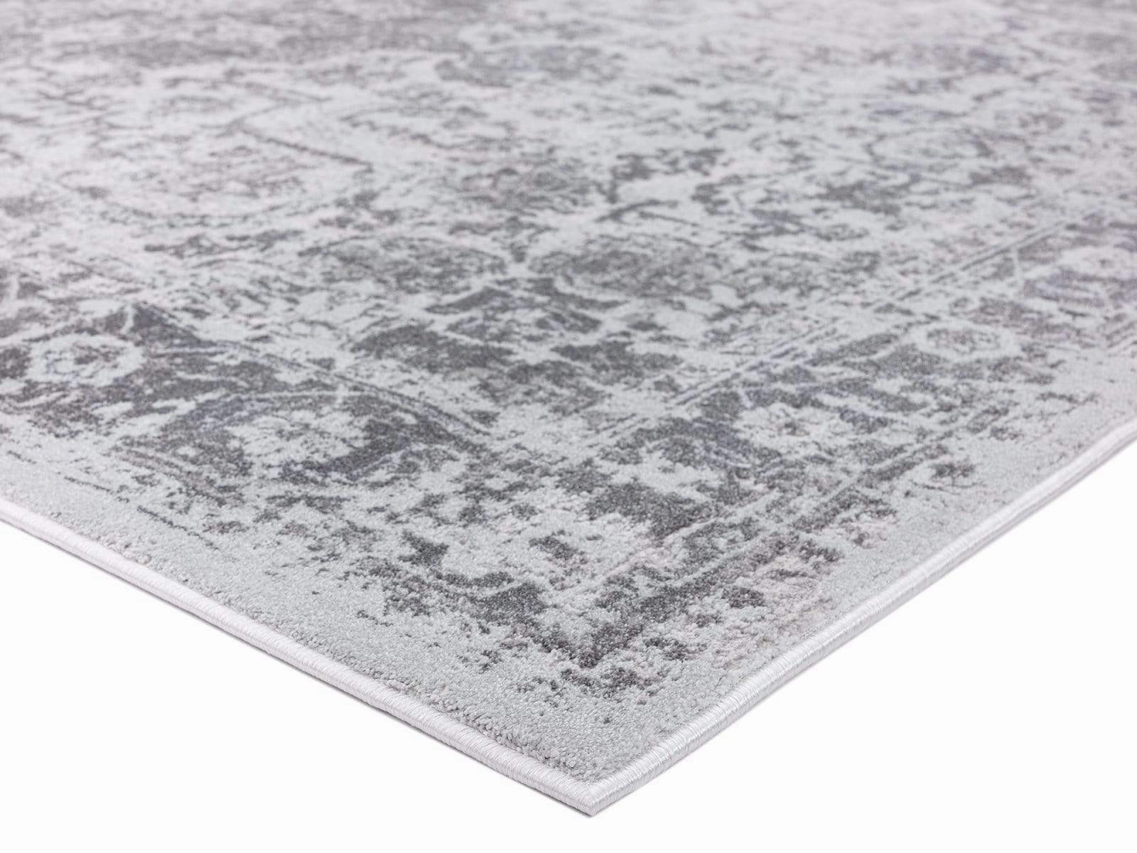 Cara Cream And Grey Transitional Medallion Rug *NO RETURNS UNLESS FAULTY