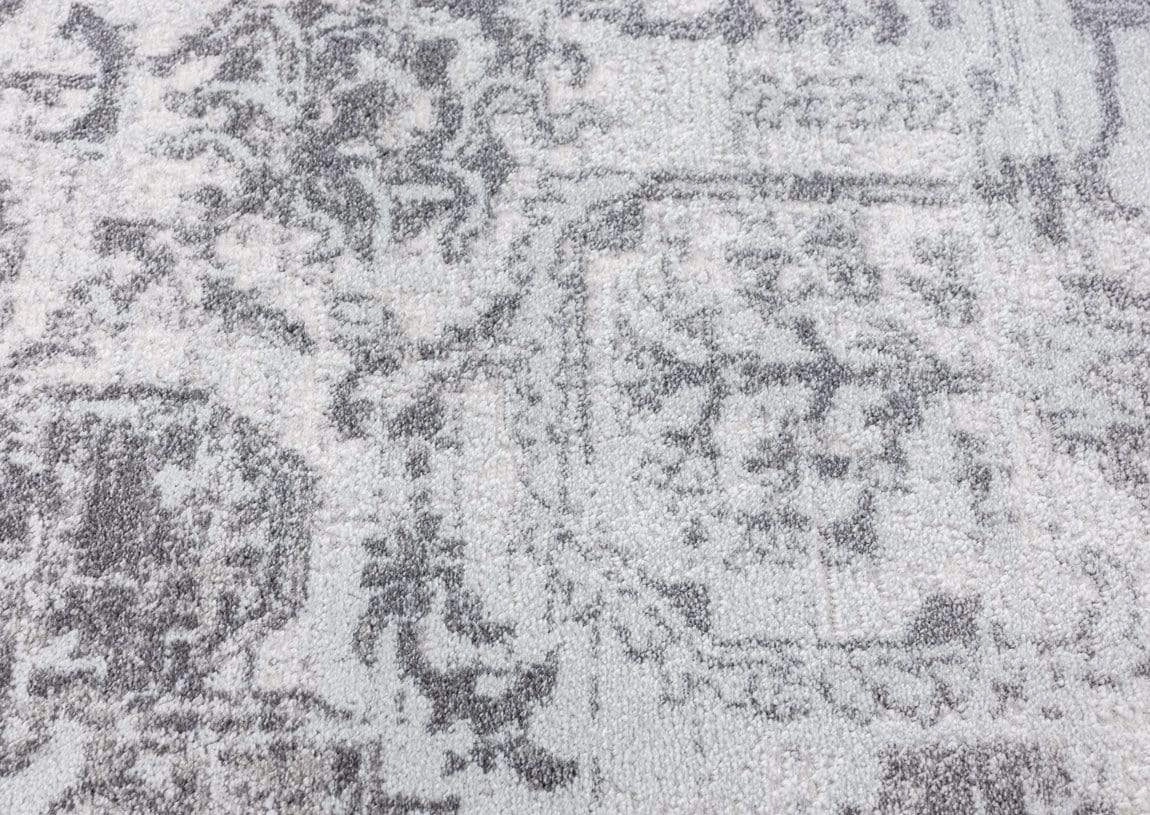 Cara Cream And Grey Transitional Medallion Rug *NO RETURNS UNLESS FAULTY