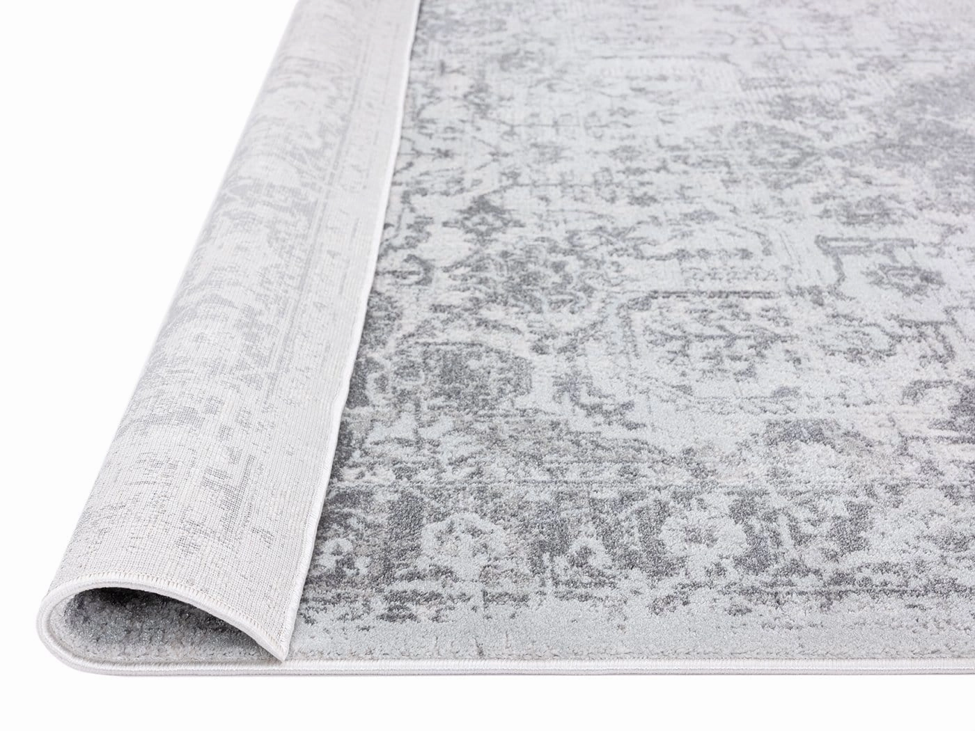 Cara Cream And Grey Transitional Medallion Runner Rug *NO RETURNS UNLESS FAULTY