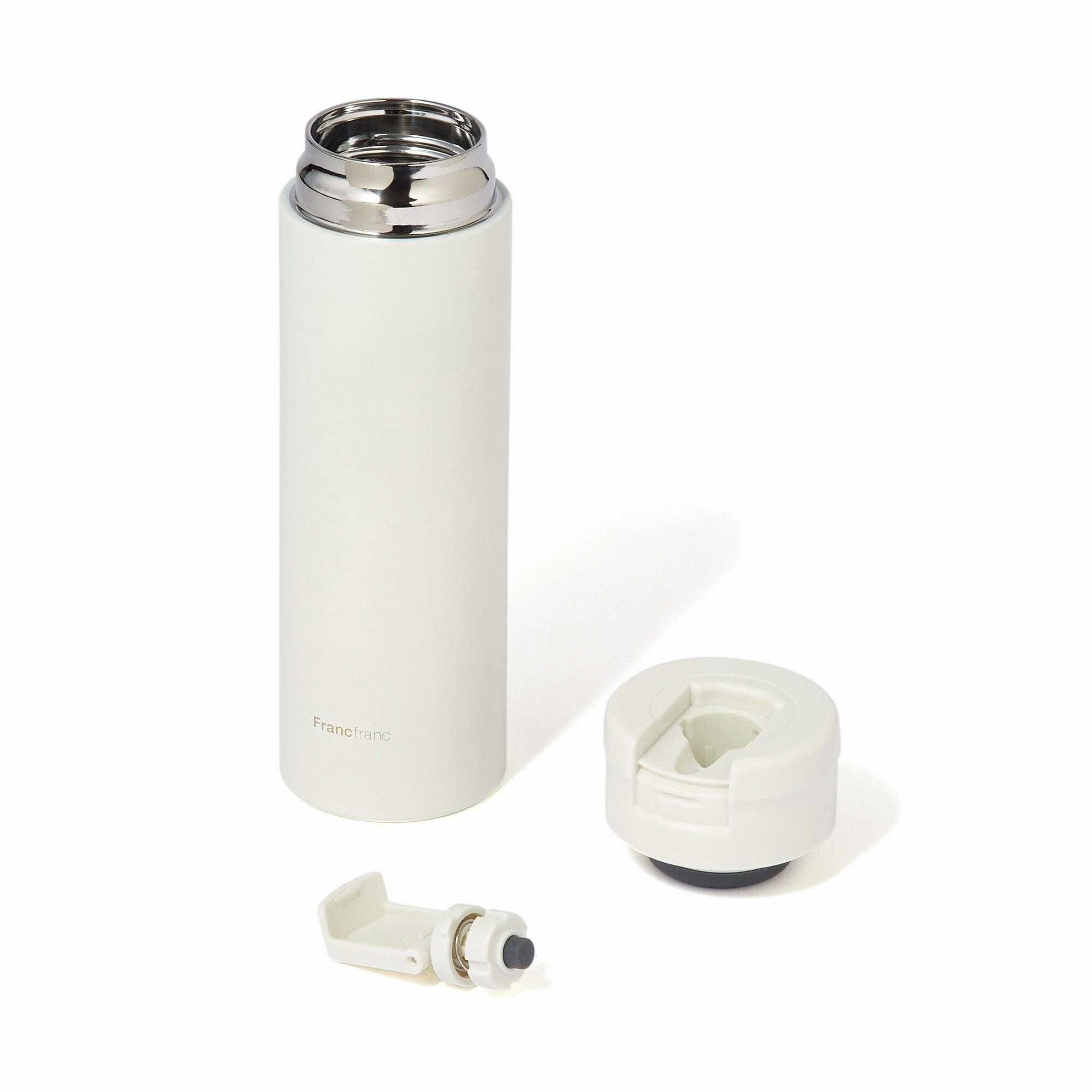 Carbonic Stainless Steel Bottle 560Ml  White