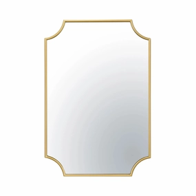 Carlton 431MI22GO 23x33 Beaded Frame Mirror - Goldwall mounted decorative mirror,full length dressing mirror